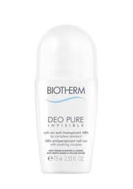 Biotherm Déodorant Pure Invisible Roll-On 75 ml