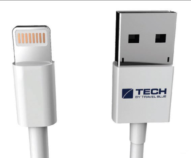 Travel Blue, USB cable