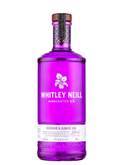 Whitley Neill Rhubarb & Ginger Gin 43% 1l
